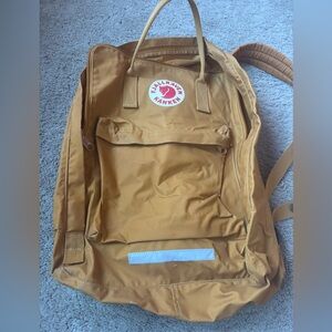 Fjallraven Kånken Yellow Backpack